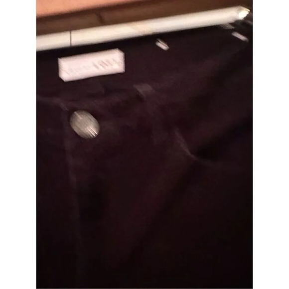 LOFT Black Corduroy Straight Leg Size 2 /26 - Picture 4 of 6